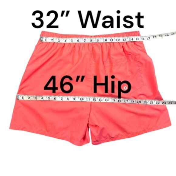 SHEIN NWOT Flamingo Pink Men’s Swim Trunks Sz M - Picture 7 of 12